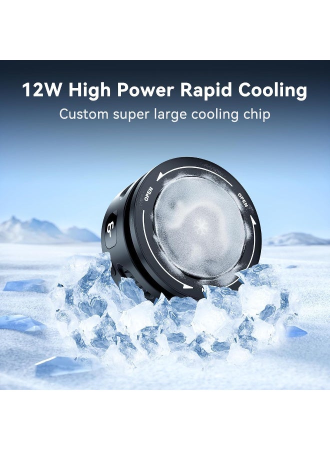TELESIN° Magnetic Phone Cooler for Gaming and Live Streaming, Cell Phone Cooling Fan Portable Phone Radiator Cooling Fan for MagSafe, Gaming Semiconductor Cooling for Phone Gaming for iPhone/Android - Image 2
